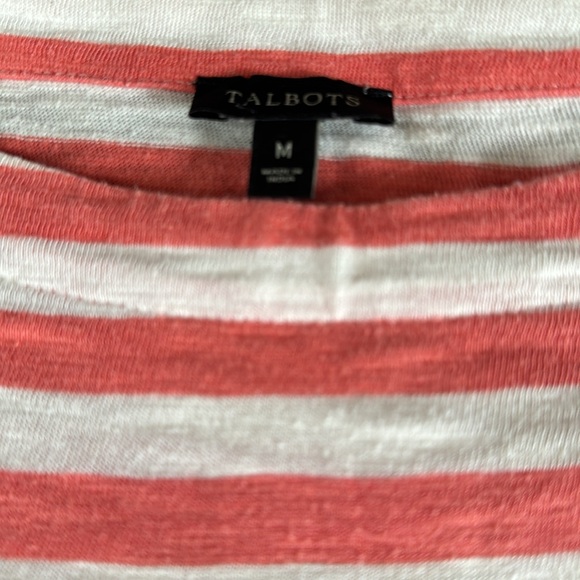 Talbots striped long sleeve tee - Picture 4 of 6